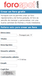 Mobile Screenshot of forospot.com